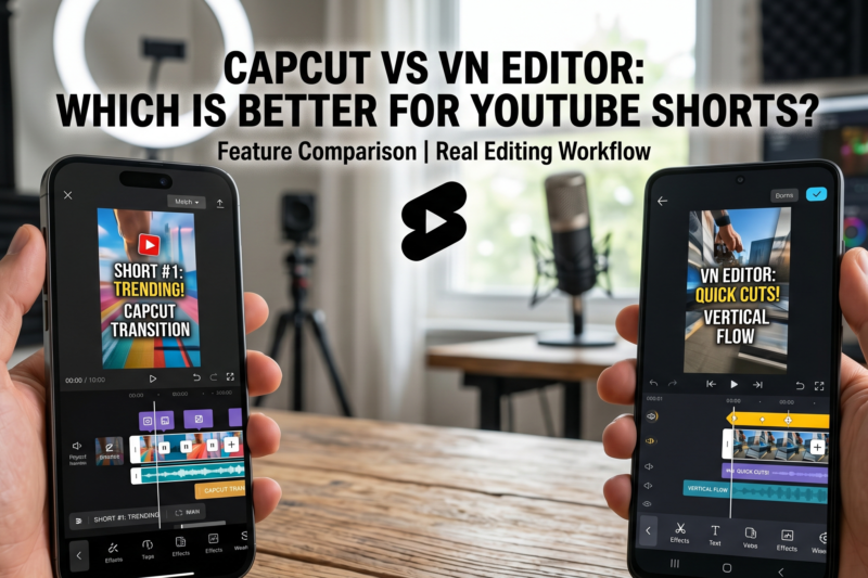 CapCut vs VN Editor for YouTube Shorts: Which Is Better for Video Editing?