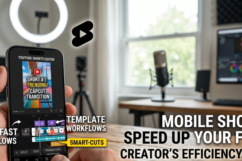 How to Edit YouTube Shorts Faster on a Phone: A Creator’s Guide to Mobile Video Editing Efficiency